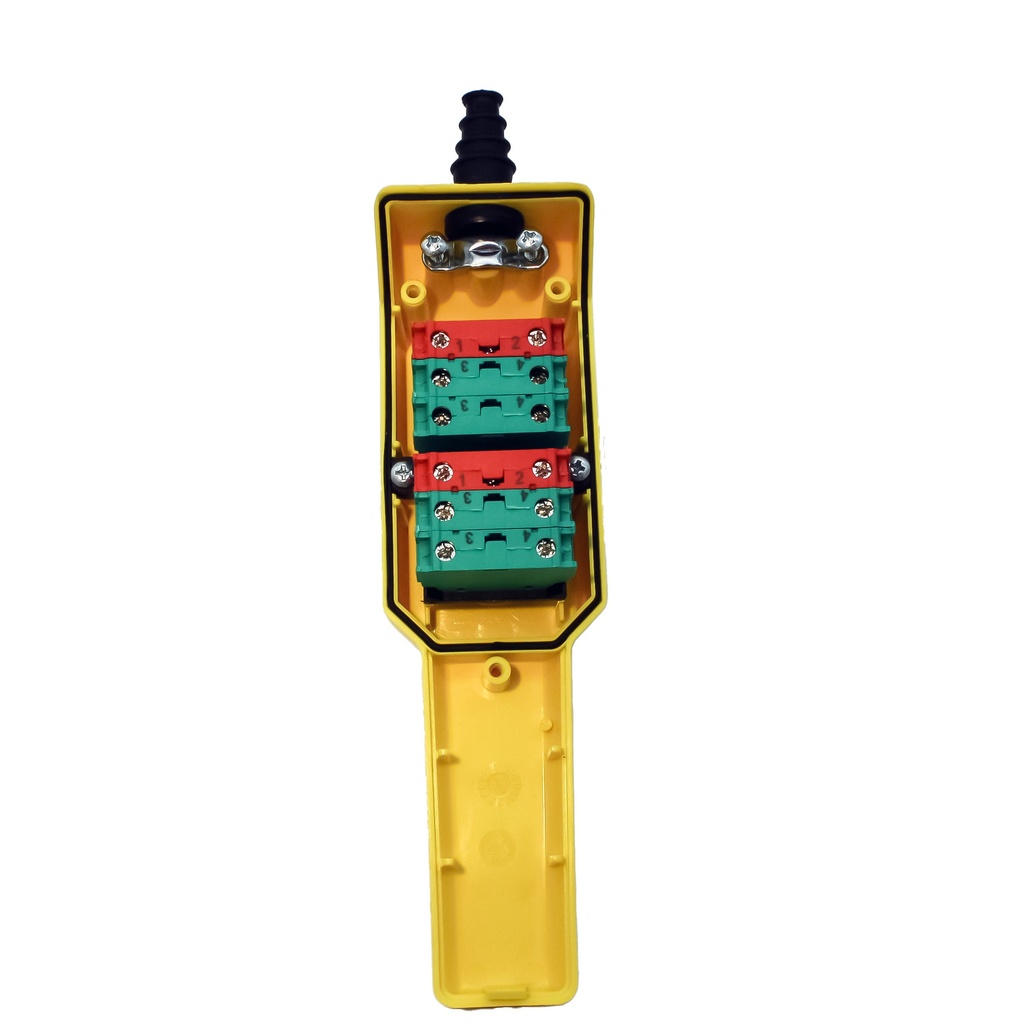 Pendant Station, 2 Button Pendant Control Station, Up-Down Buttons, Single Speed Hoist Pendant, 4NO, 2 NC High Power Contacts