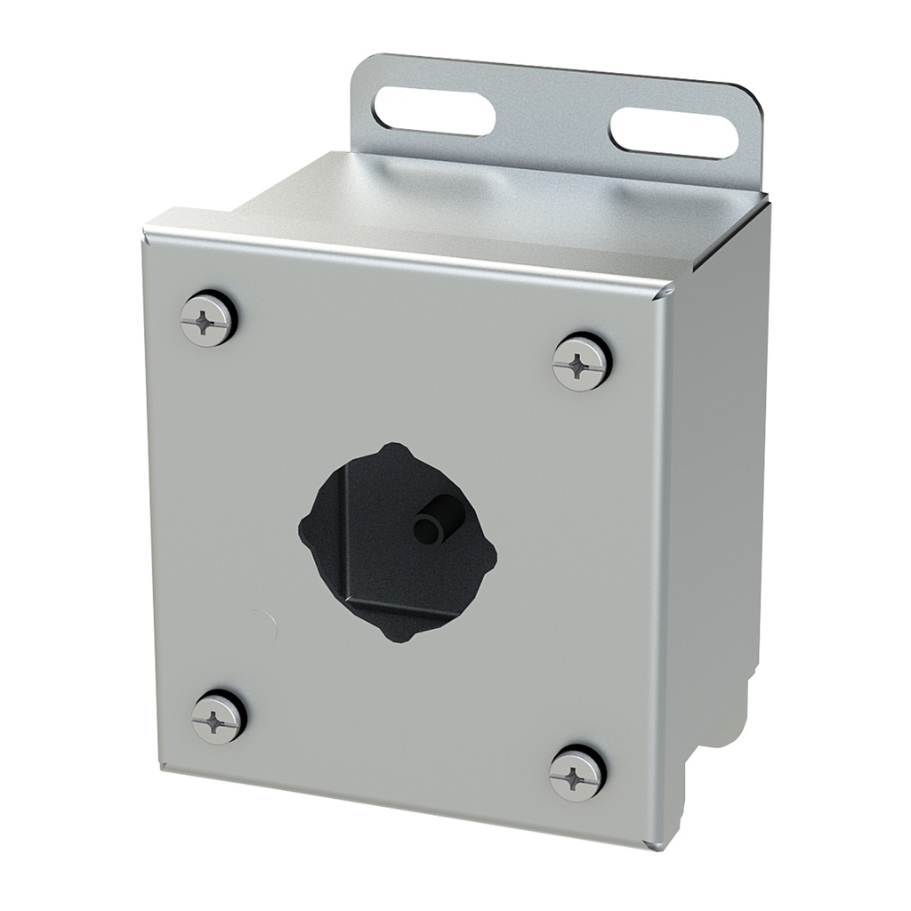 Push Button Enclosure, 30.5mm, 1 Hole, 304 Stainless Steel, NEMA 4X