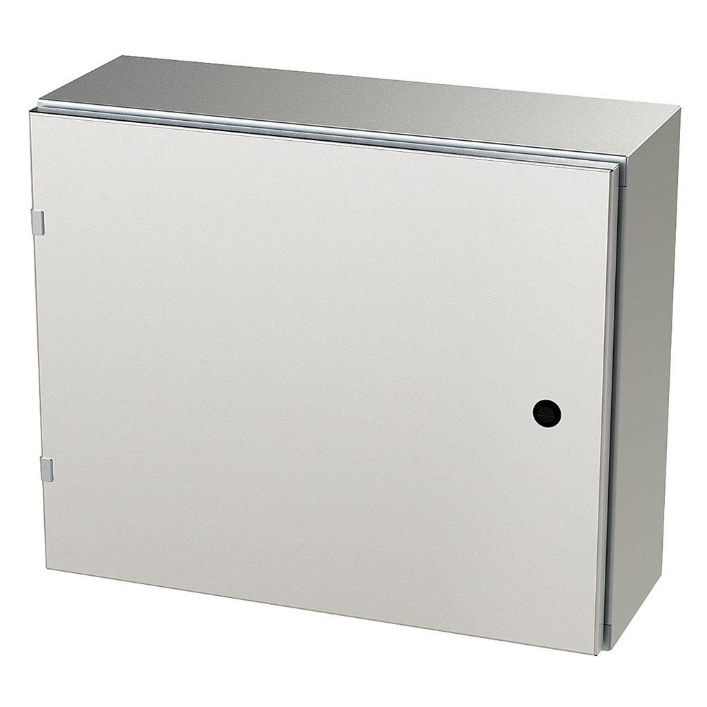 NEMA 4X Enclosure, Wallmount, 20" H x 24" W x 8" D, 304 Stainless Steel