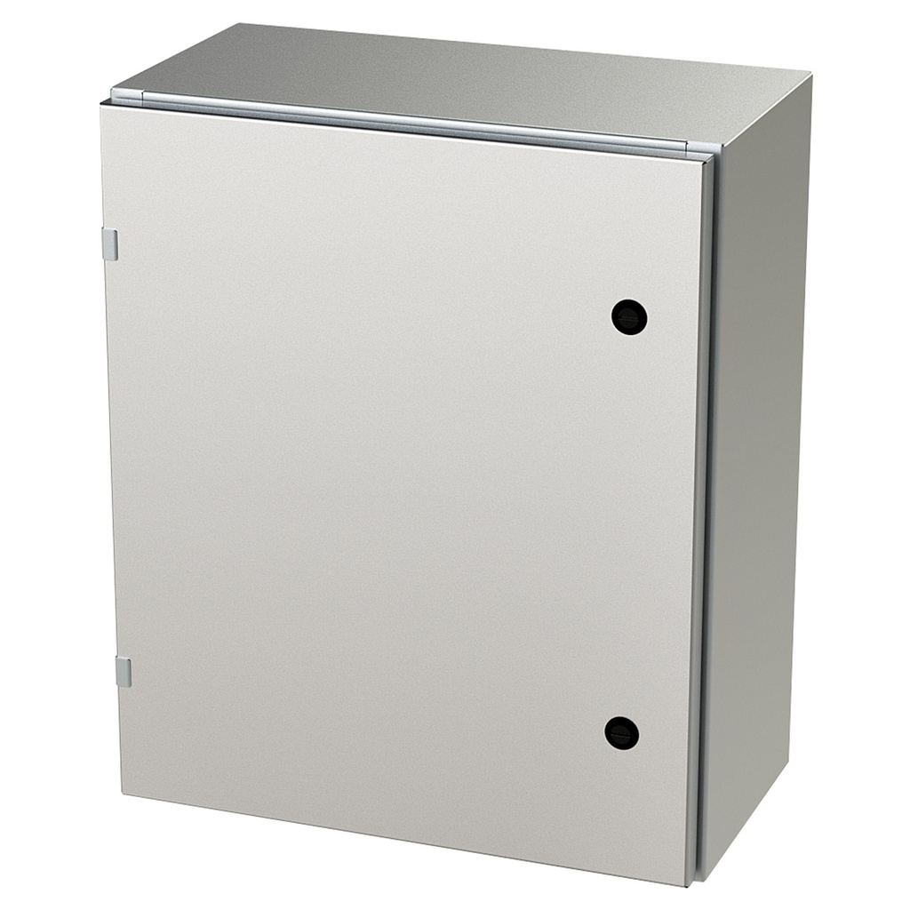 NEMA 4X Enclosure, Wallmount, 24" H x 20" W x 10" D, 304 Stainless Steel