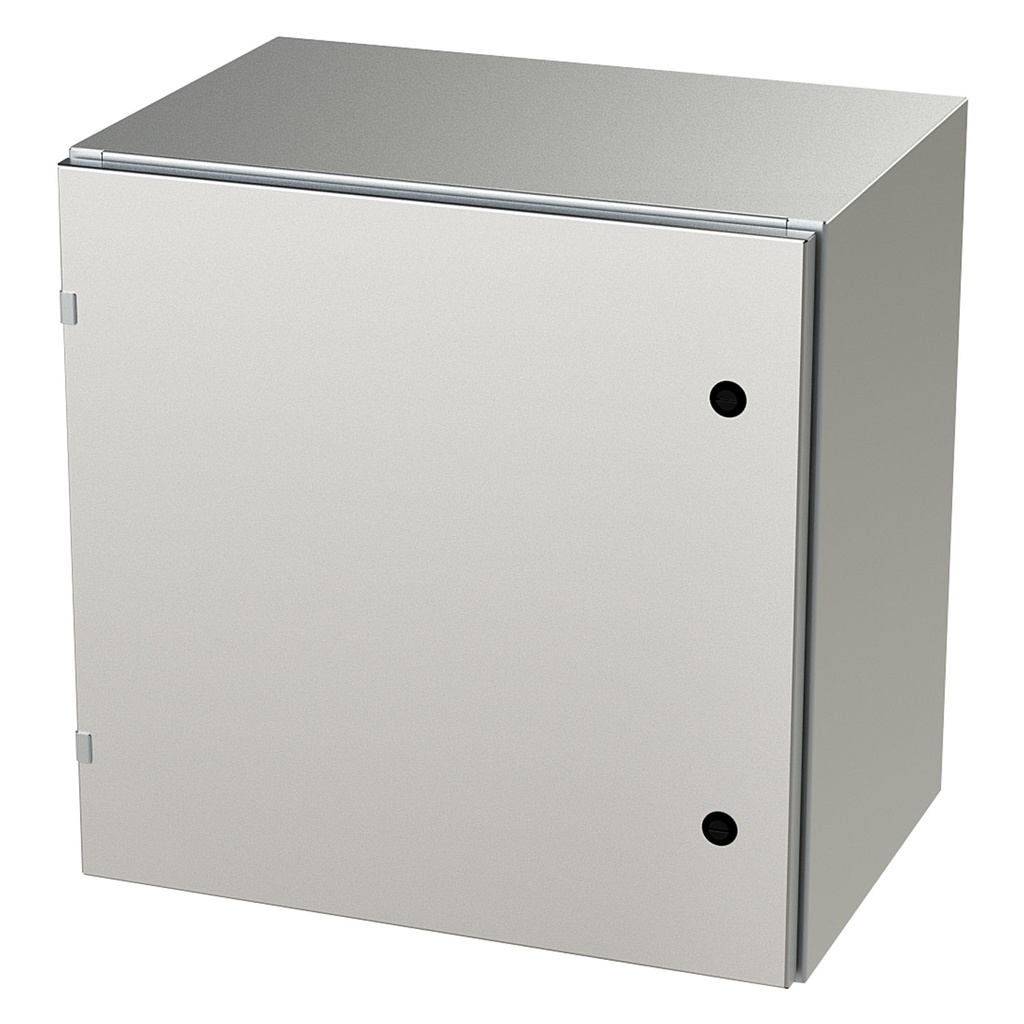 NEMA 4X Enclosure, Wallmount, 24" H x 24" W x 16" D, 304 Stainless Steel