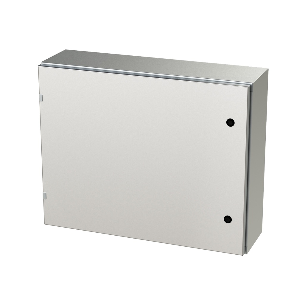 NEMA 4X Enclosure, Wallmount, 24" H x 30" W x 8" D, 304 Stainless Steel