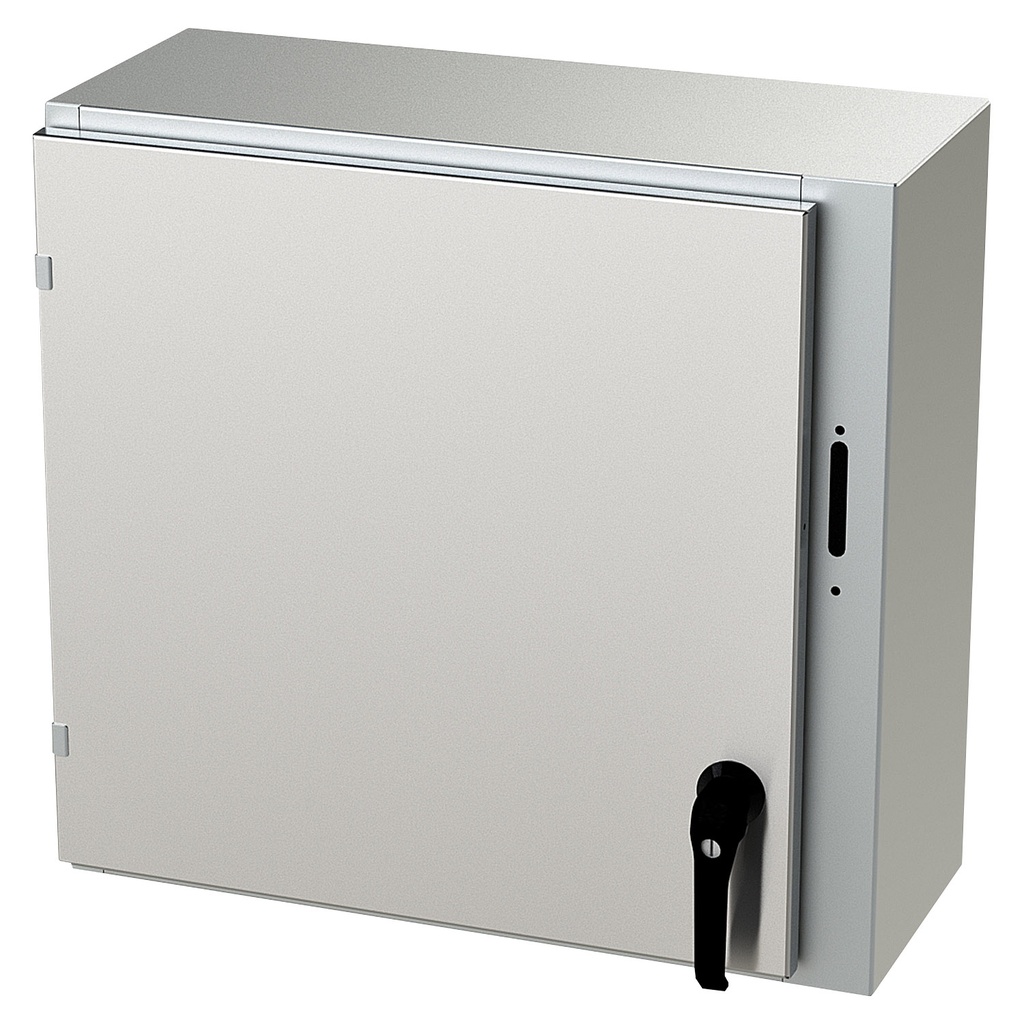 NEMA 4X Enclosure, Wallmount, 24" H x 25" W x 10" D, 304 Stainless Steel