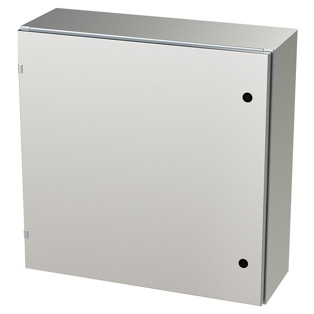 NEMA 4X Enclosure, Wallmount, 30" H x 30" W x 10" D, 304 Stainless Steel