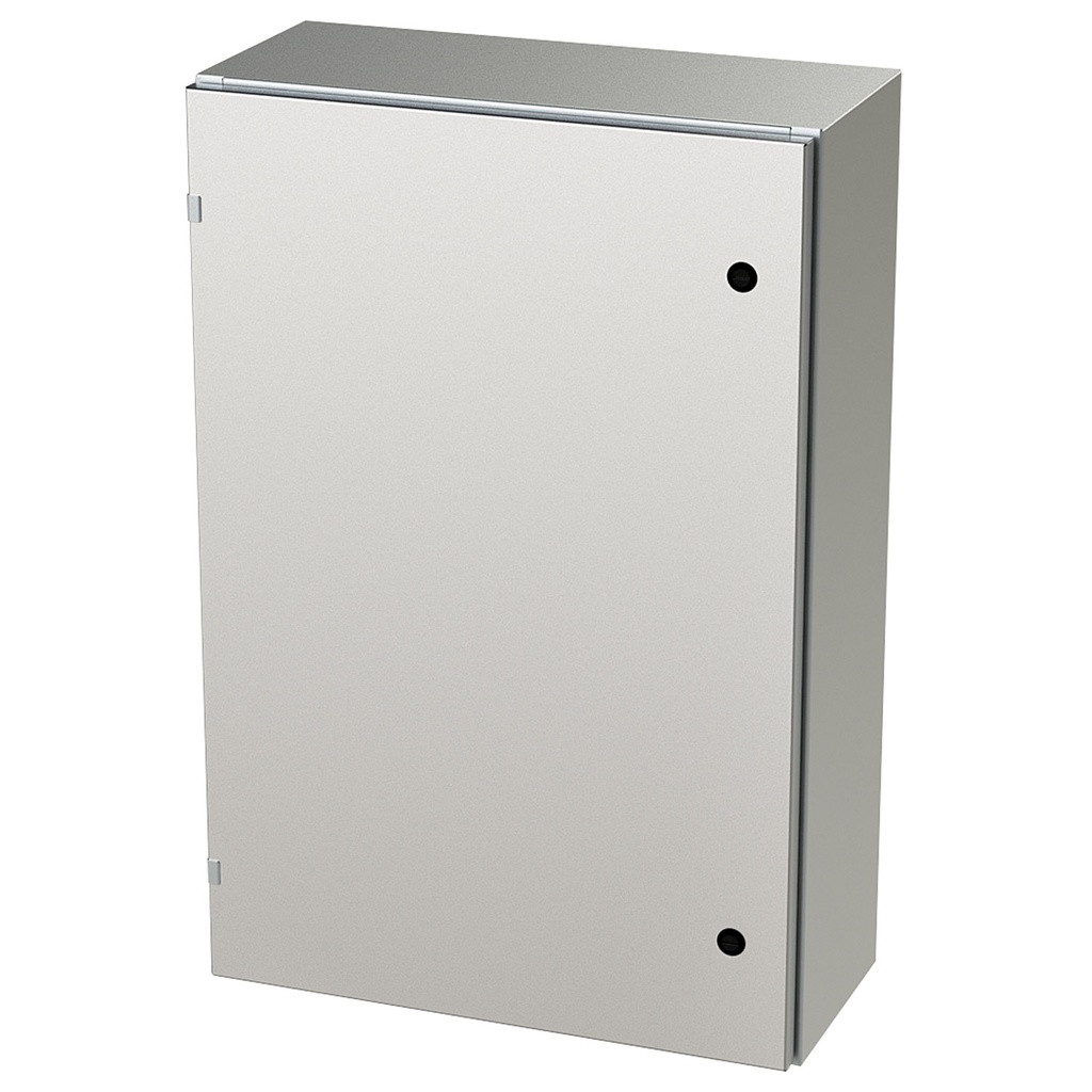 NEMA 4X Enclosure, Wallmount, 36" H x 24" W x 10" D, 304 Stainless Steel