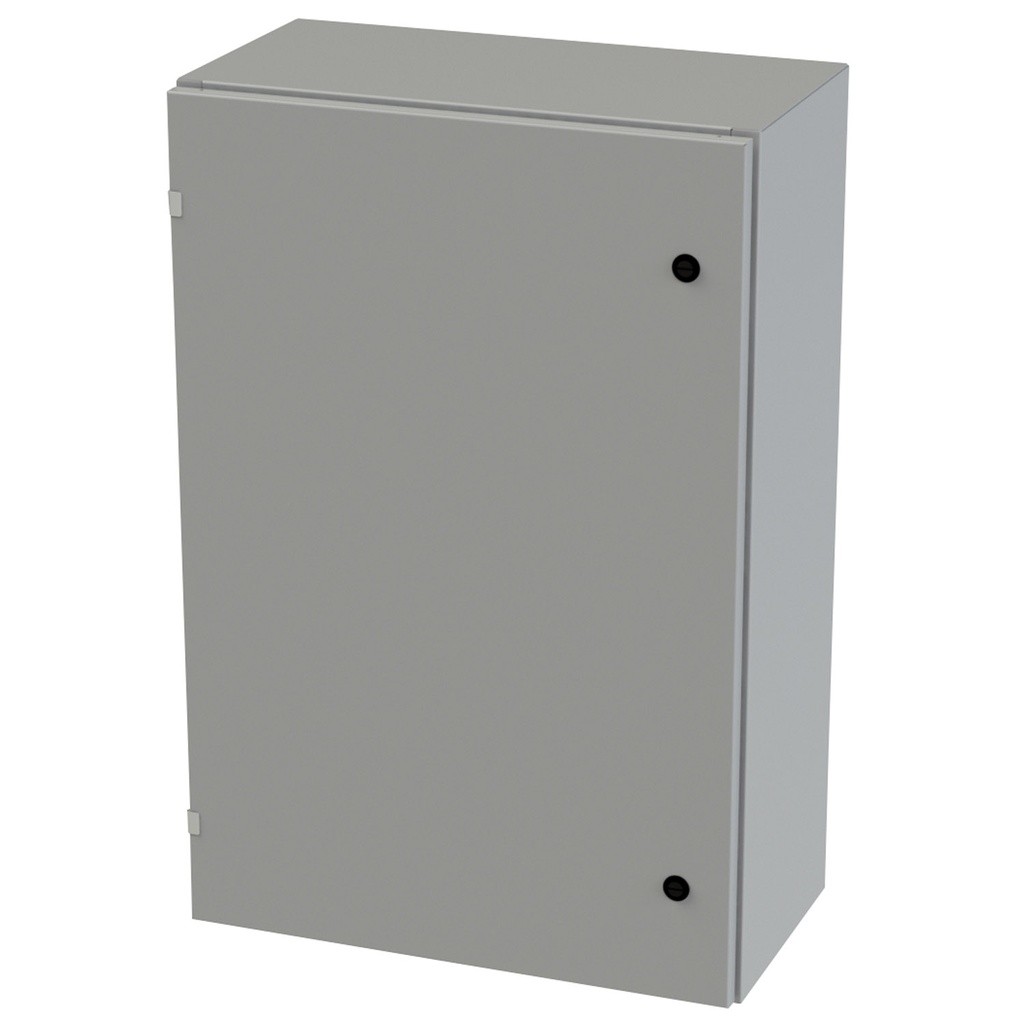 NEMA 3R, 4, 12 Enclosure, Wallmount, 36" H x 24" W x 12" D, Carbon Steel, Powder Coat gray, Heavy Duty