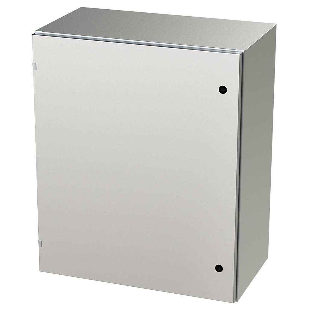 NEMA 4X Enclosure, Wallmount, 36" H x 30" W x 16" D, 304 Stainless Steel