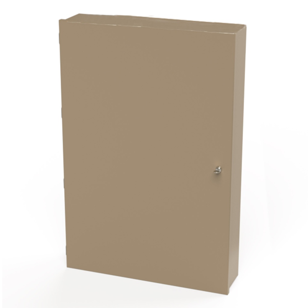 NEMA 1 Enclosure, Wallmount, 36" H x 24" W x 6" D, Carbon Steel, Powder Coat Tan