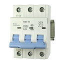 6 Amp | 3 Pole | 480V AC | Trip Curve: C | DIN Rail Mount-Miniature Circuit Breaker | UL1077