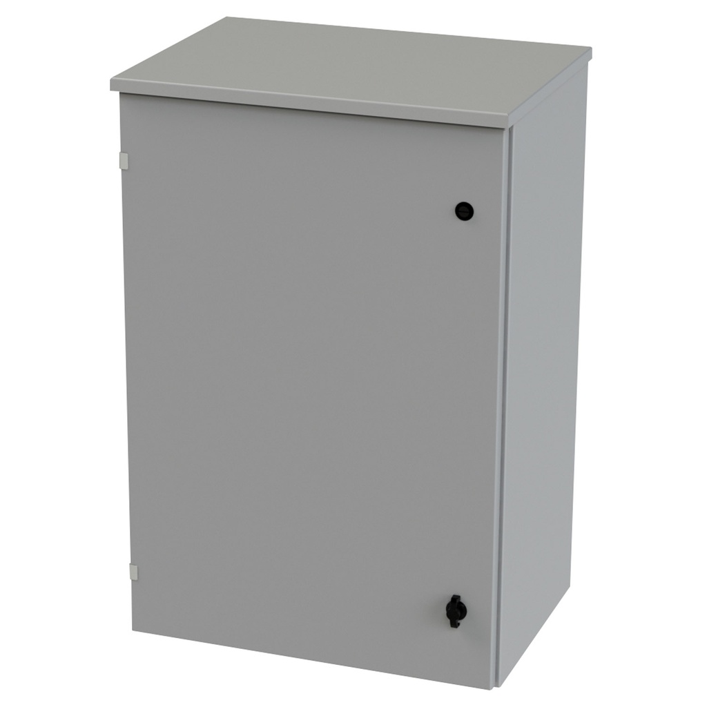 NEMA 3R Enclosure, Wallmount, 36" H x 24" W x 16" D, Galvannealed Steel, gray