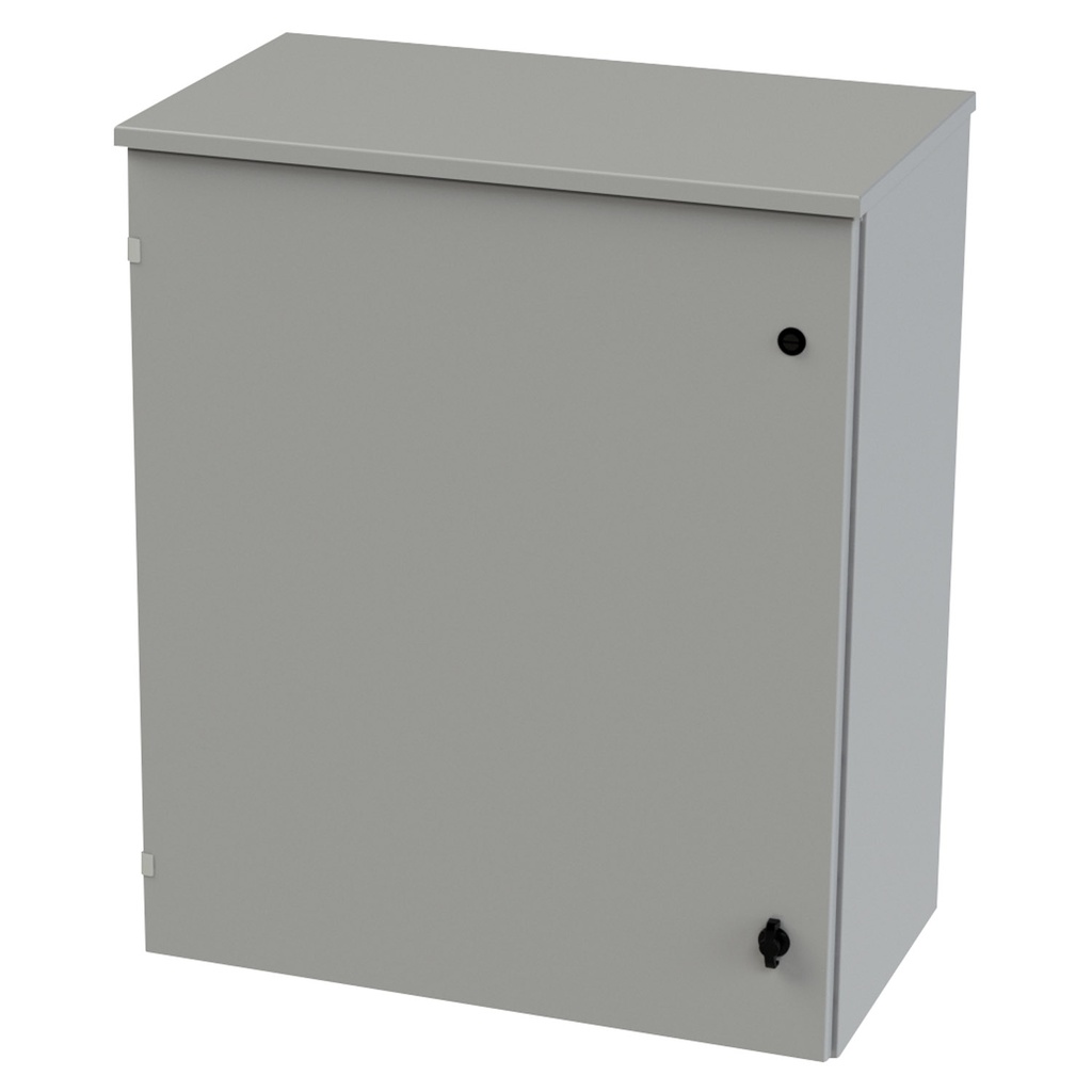 NEMA 3R Enclosure, Wallmount, 36" H x 30" W x 16" D, Galvannealed Steel, gray