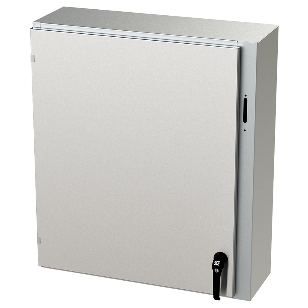 NEMA 4X Enclosure, Wallmount, 36" H x 31" W x 10" D, 304 Stainless Steel