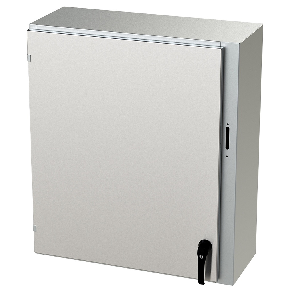 NEMA 4X Enclosure, Wallmount, 36" H x 31.375" W x 12" D, 304 Stainless Steel