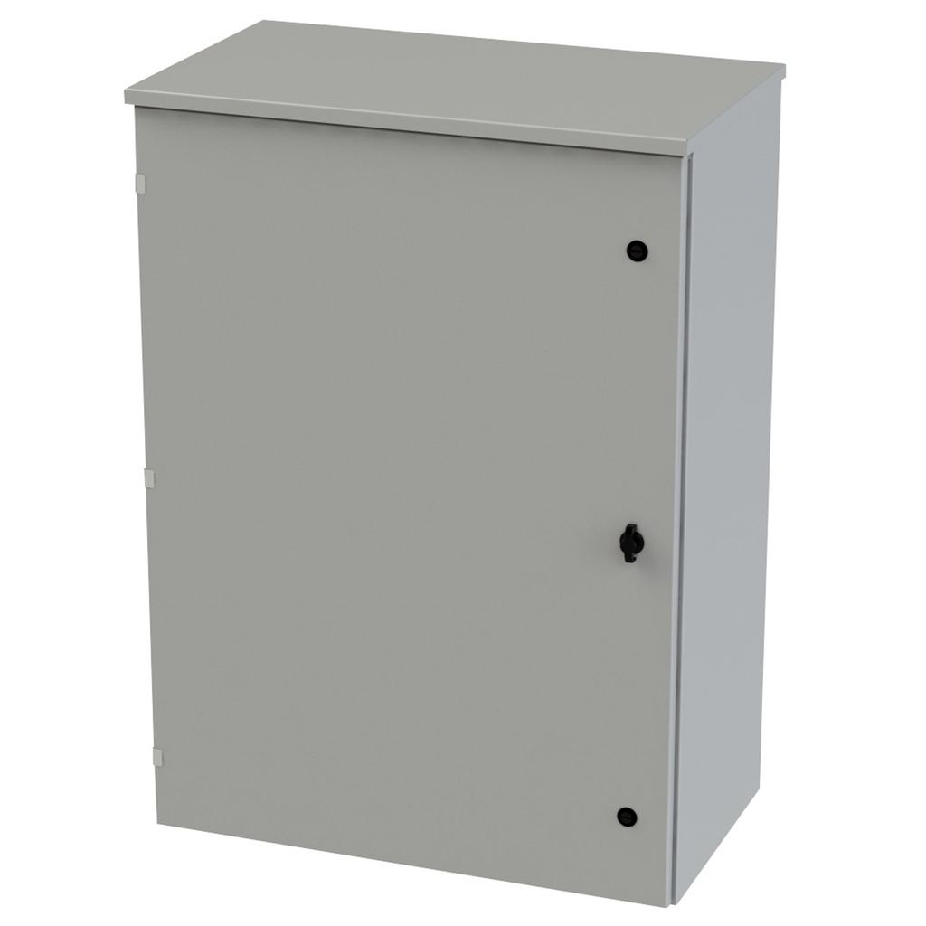 NEMA 3R Enclosure, Wallmount, 42" H x 30" W x 16" D, Galvannealed Steel, gray