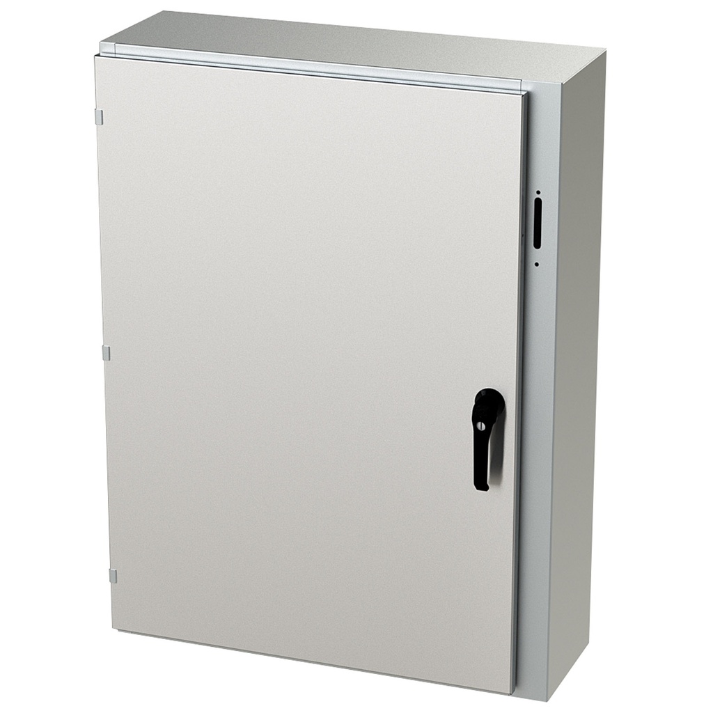 NEMA 4X Enclosure, Wallmount, 42" H x 31" W x 10" D, 304 Stainless Steel