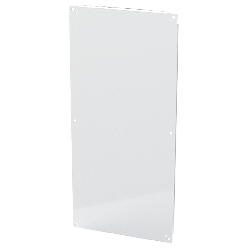 Enclosure Sub-Panel, 45" H x 21" W, Carbon Steel, Powder Coat White
