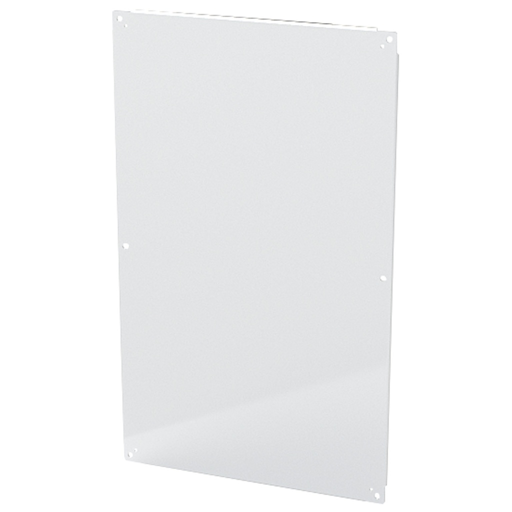 Enclosure Sub-Panel, 45" H x 27" W, Carbon Steel, Powder Coat White