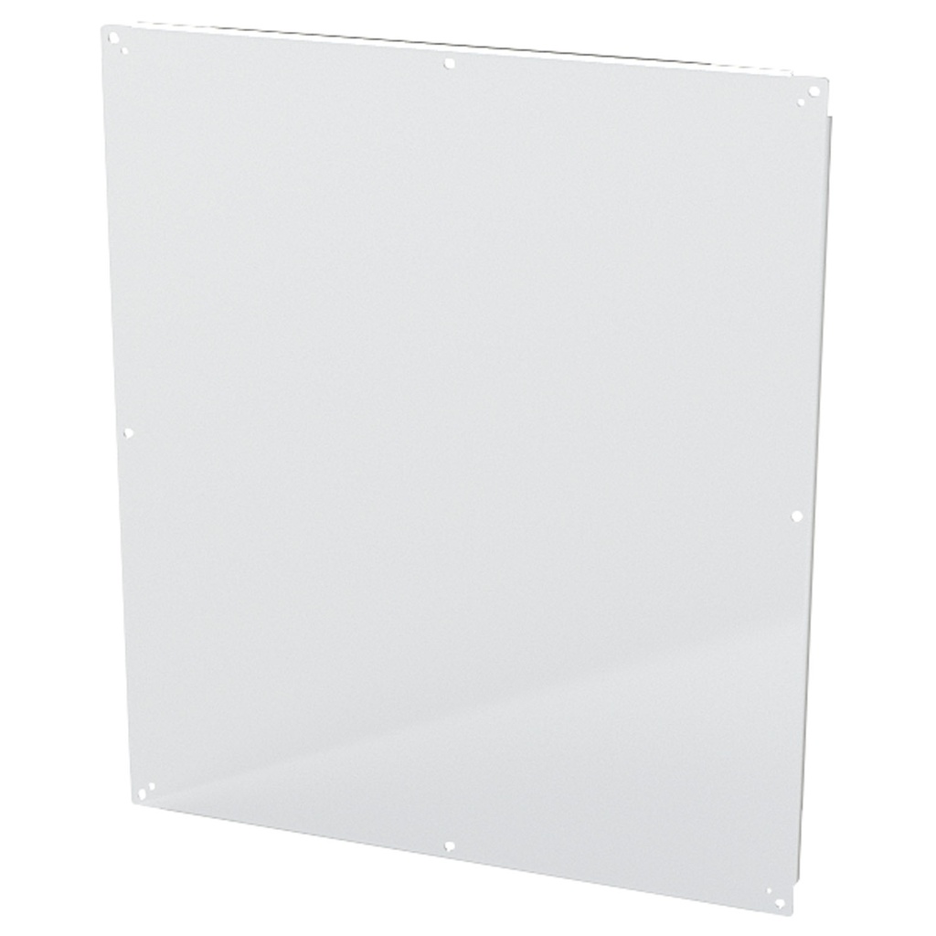 Enclosure Sub-Panel, 45" H x 39" W, Carbon Steel, Powder Coat White