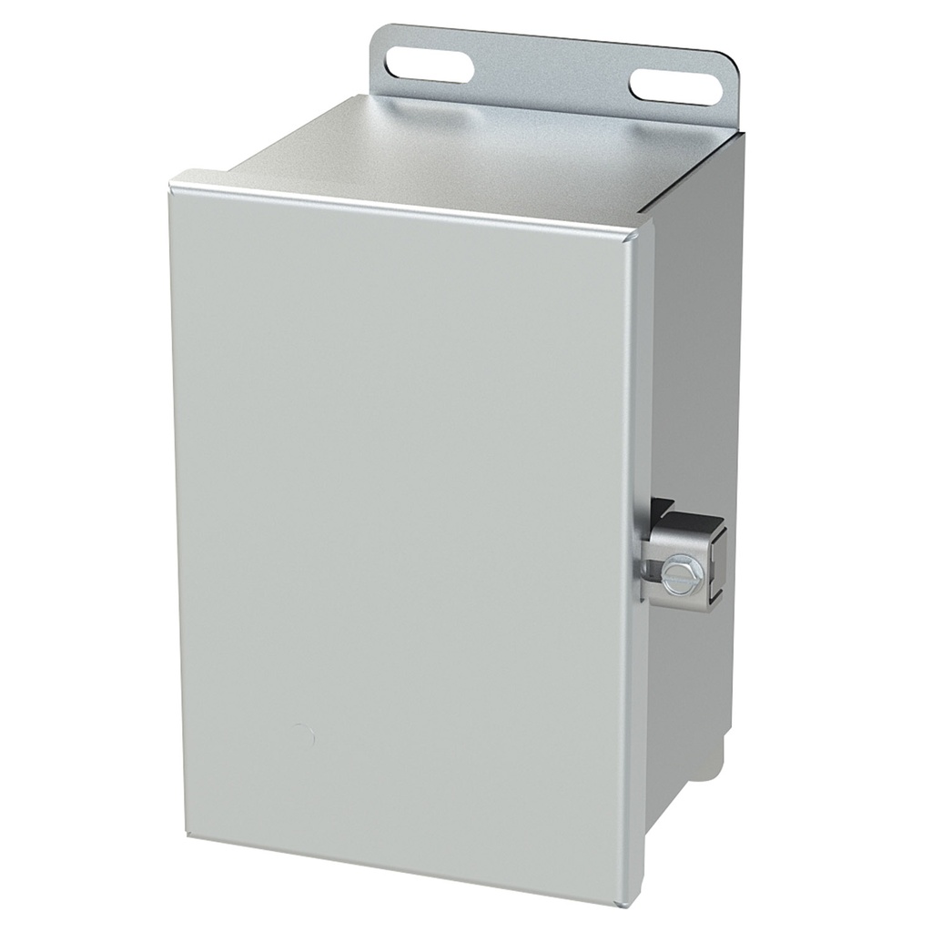 NEMA 3R, 4, 4X, 12 Enclosure, Wallmount, 6" H x 4" W x 4" D, 304 Stainless Steel