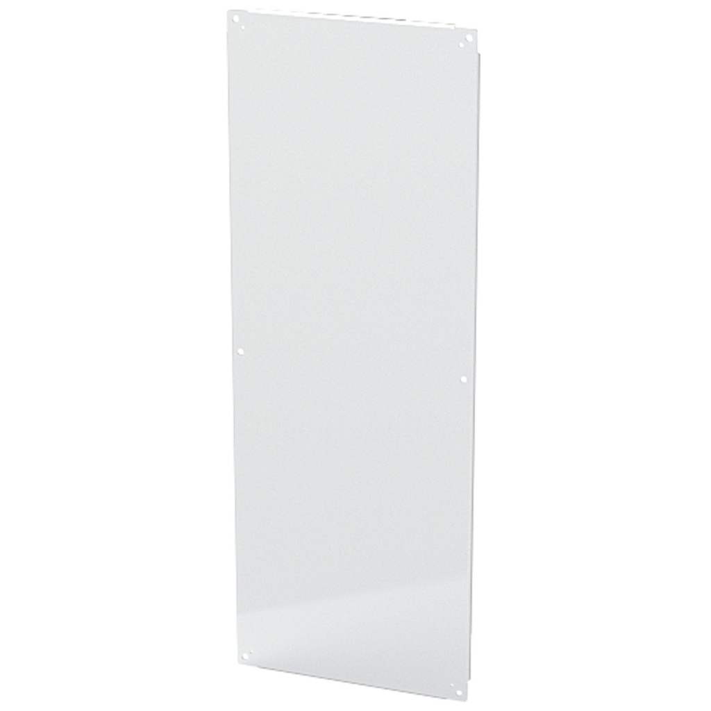 Enclosure Sub-Panel, 57" H x 21" W, Carbon Steel, Powder Coat White