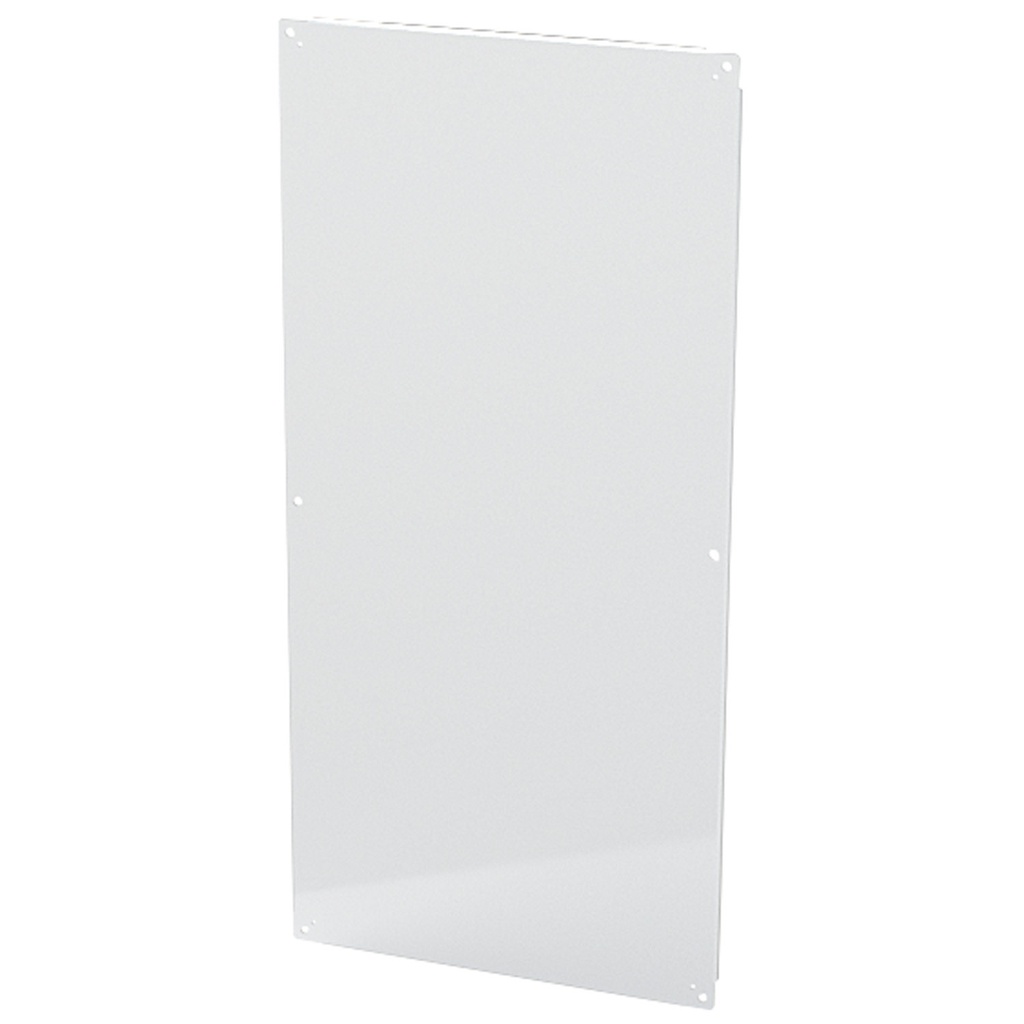 Enclosure Sub-Panel, 57" H x 27" W, Carbon Steel, Powder Coat White