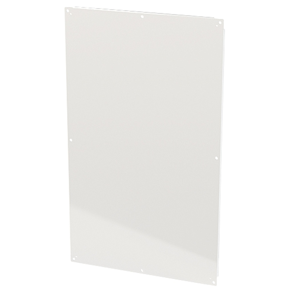 Enclosure Sub-Panel, 55.63" H x 33" W, Carbon Steel, Powder Coat White