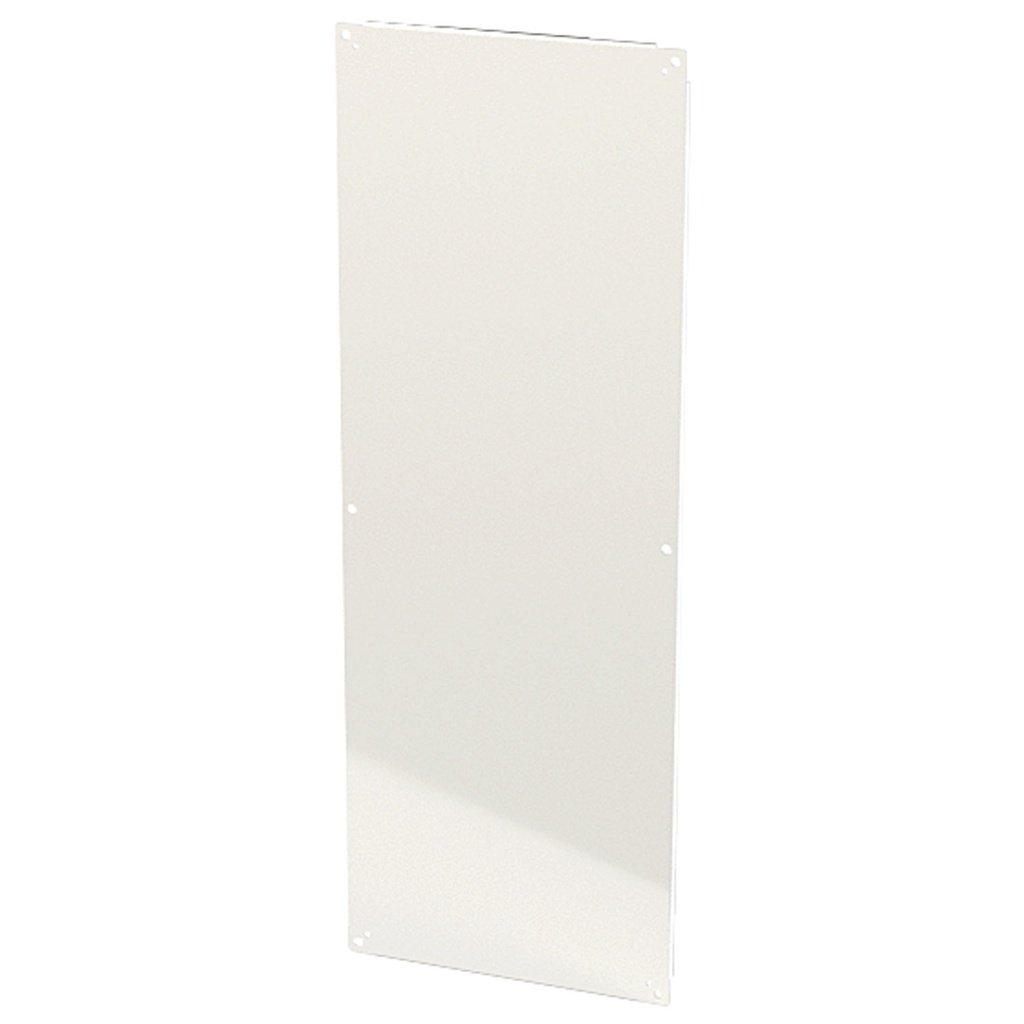 Enclosure Sub-Panel, 60" H x 21.75" W, Carbon Steel, Powder Coat White