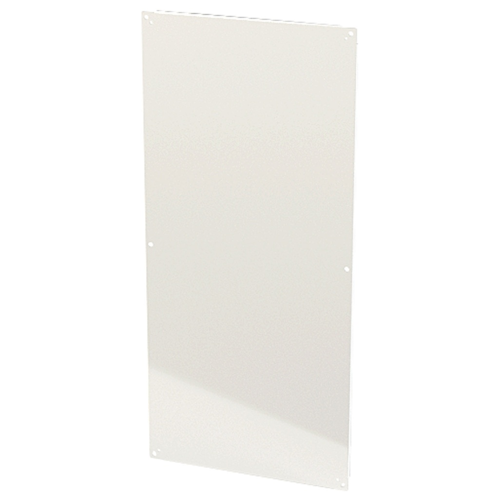 Enclosure Sub-Panel, 60" H x 27.75" W, Carbon Steel, Powder Coat White