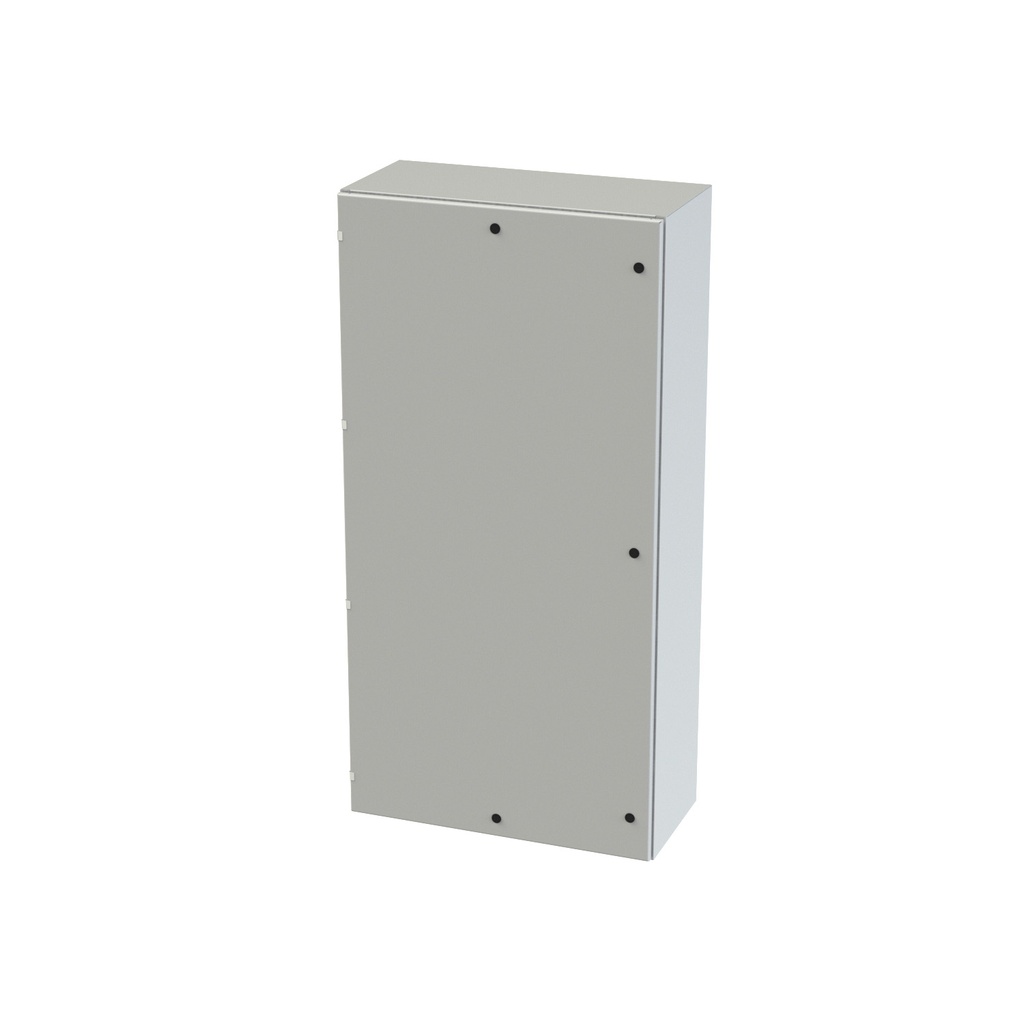 NEMA 3R, 4, 12 Enclosure, Wallmount, 72" H x 36" W x 16" D, Carbon Steel, Powder Coat gray, Heavy Duty