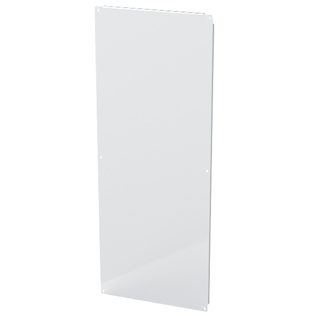 Enclosure Sub-Panel, 69" H x 27" W, Carbon Steel, Powder Coat White