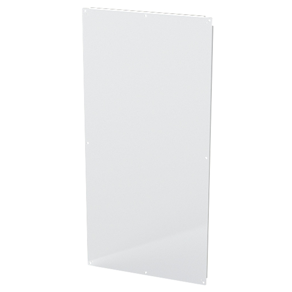 Enclosure Sub-Panel, 69" H x 33" W, Carbon Steel, Powder Coat White