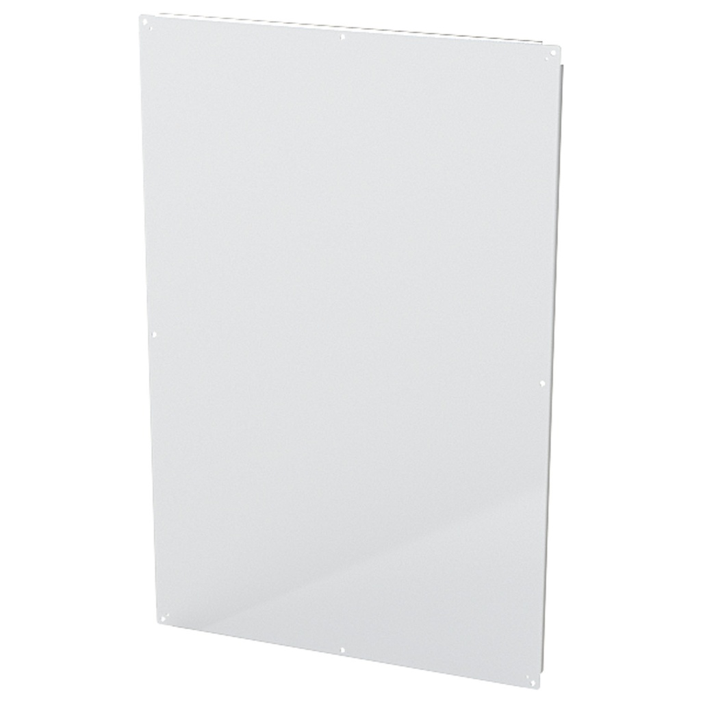 Enclosure Sub-Panel, 68" H x 44" W, Carbon Steel, Powder Coat White