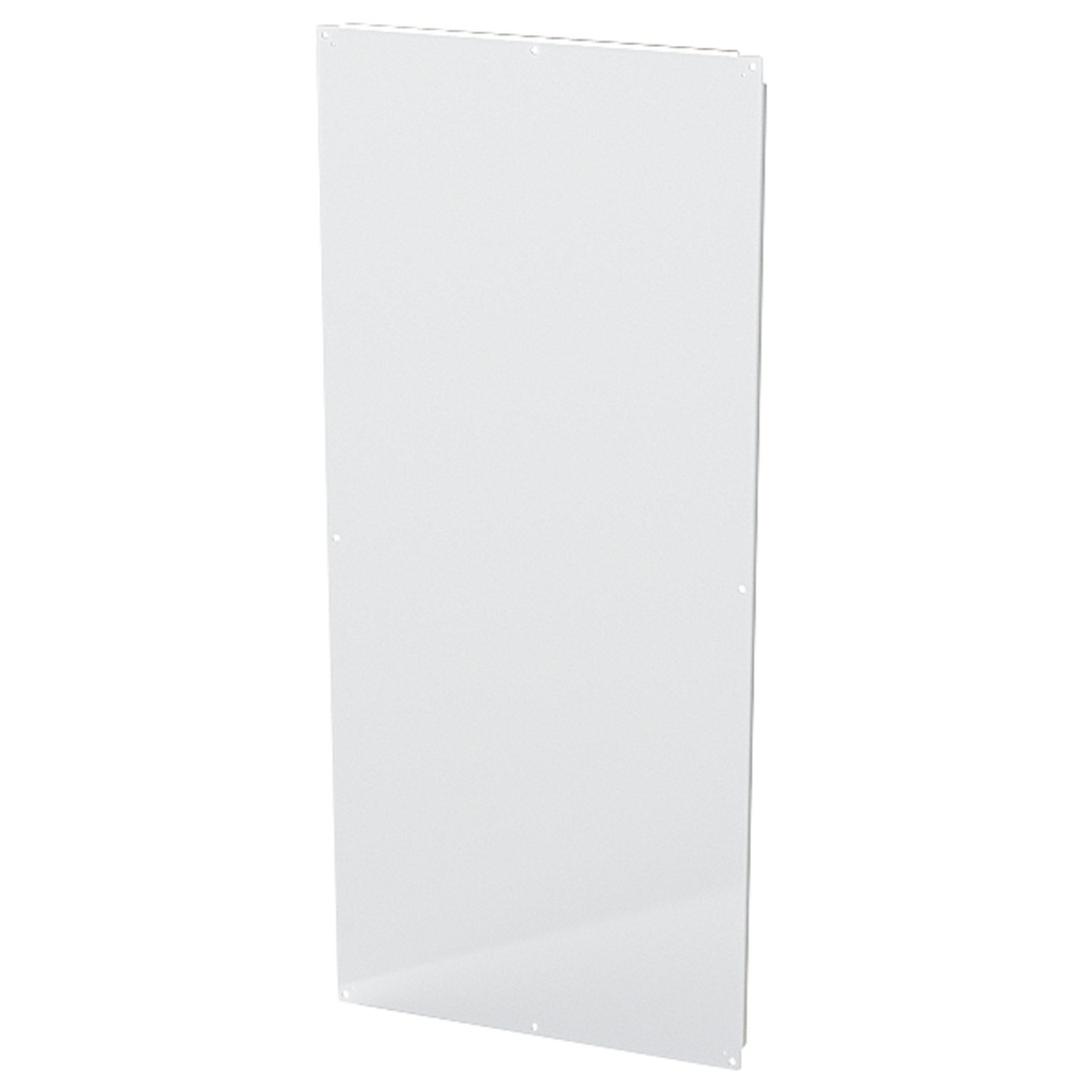 Enclosure Sub-Panel, 78" H x 33.75" W, Carbon Steel, Powder Coat White