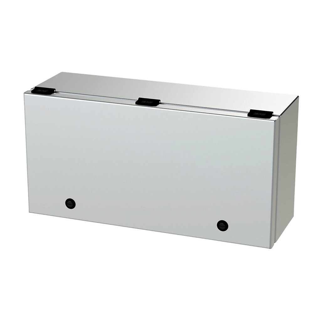 NEMA 4X Trough Junction Enclosure, SS304, NEMA 3R, 4, 4X, 12, 9x18x6