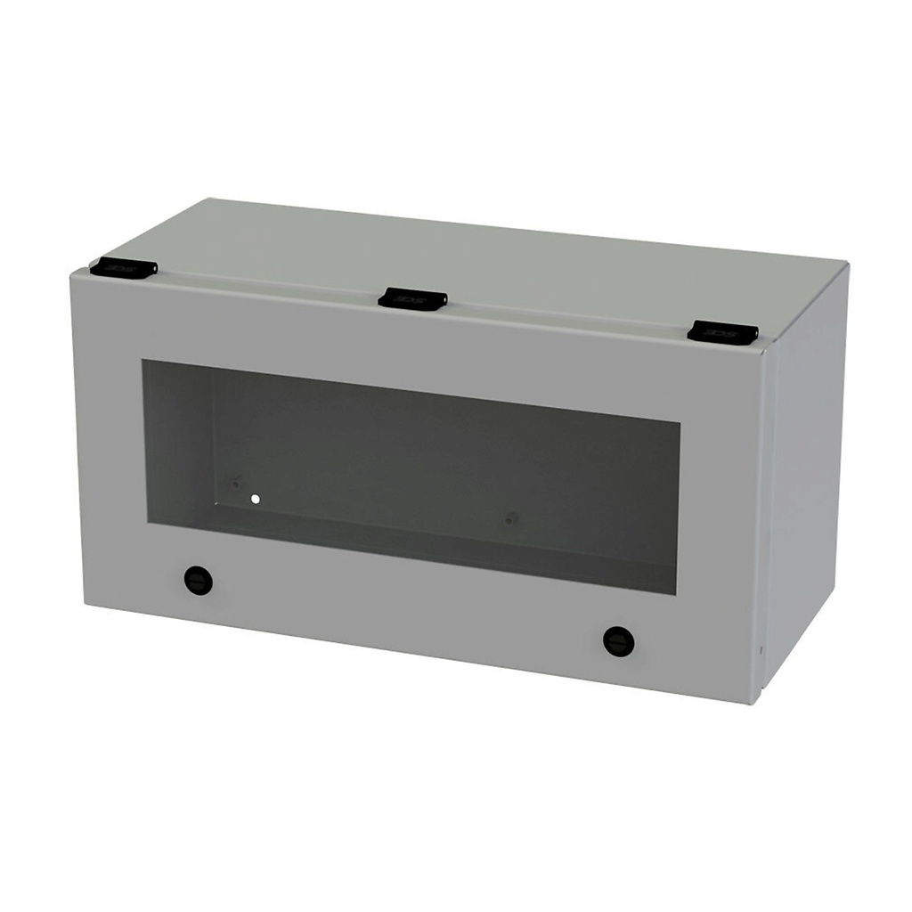 Trough Enclosure WIth Viewing Window, Steel, NEMA 3R, 4, 9x18x8