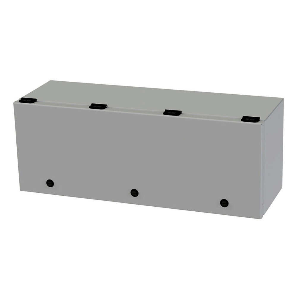 Wiring Trough Junction Enclosure, Steel, NEMA 3R, 4, 12, 9x24x8