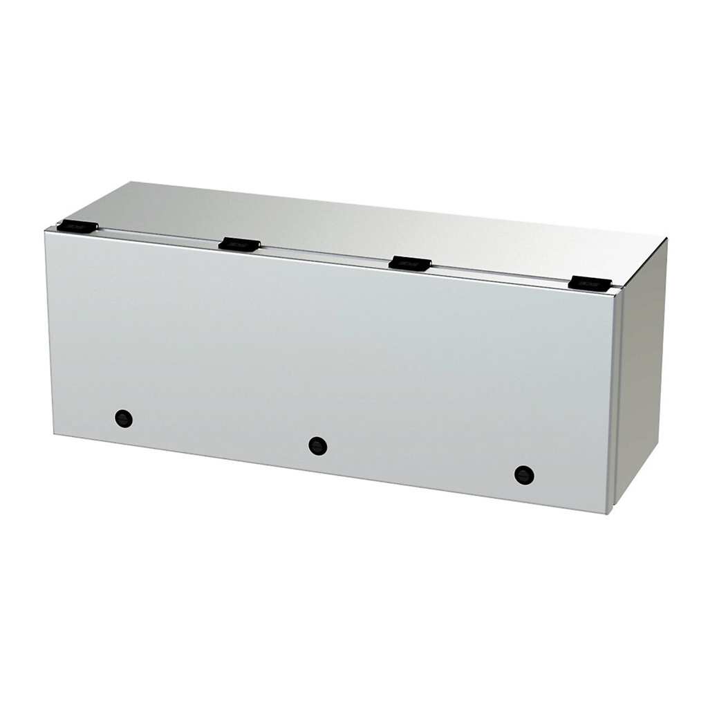 NEMA 4X Trough Junction Enclosure, SS304, NEMA 3R, 4, 4X, 12, 9x24x8