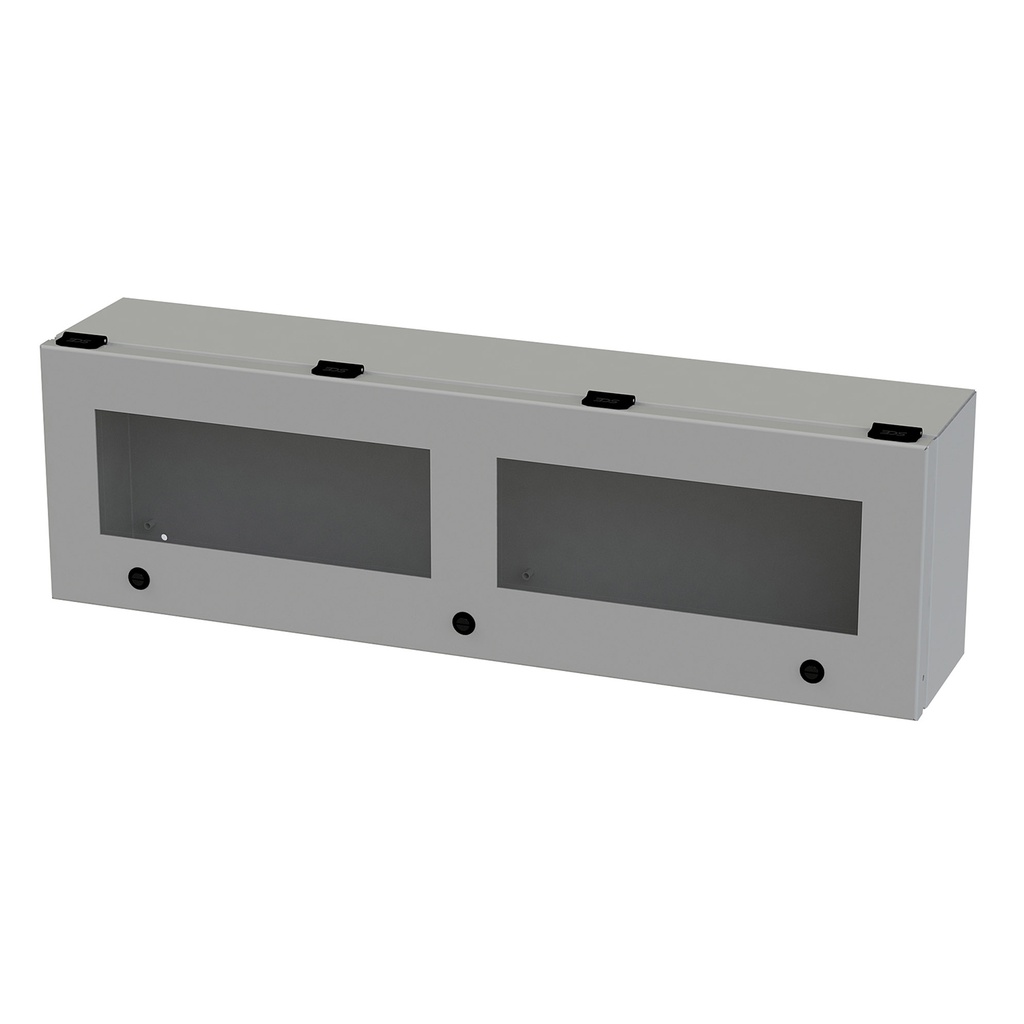 Trough Enclosure WIth Viewing Window, Steel, NEMA 3R, 4, 9x30x6