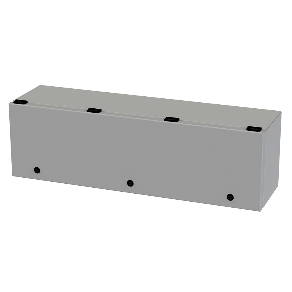 Wiring Trough Junction Enclosure, Steel, NEMA 3R, 4, 12, 9x30x8