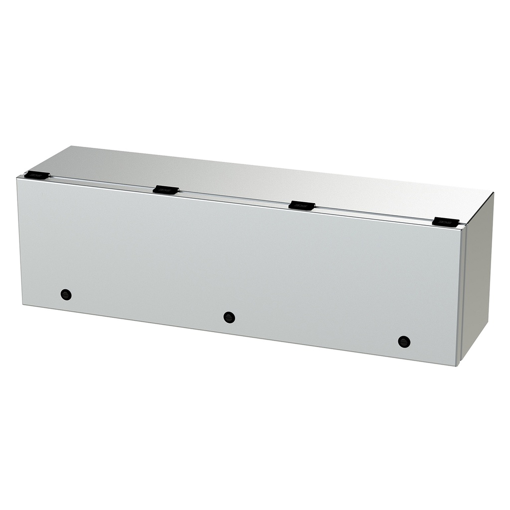 NEMA 4X Trough Junction Enclosure, SS304, NEMA 3R, 4, 4X, 12, 9x30x8