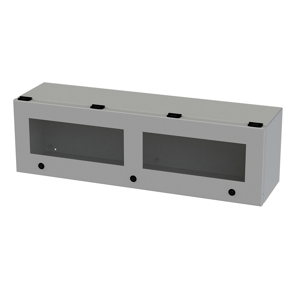 Trough Enclosure WIth Viewing Window, Steel, NEMA 3R, 4, 9x30x8