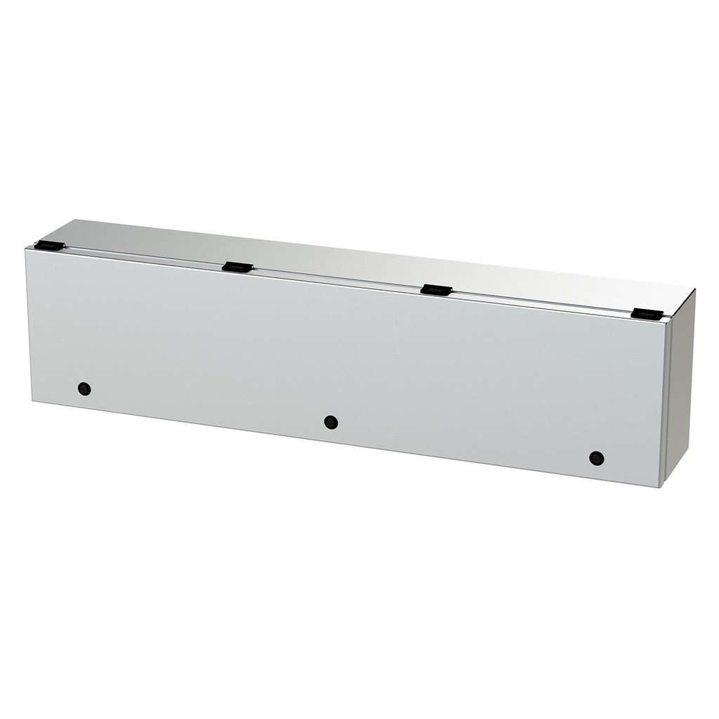 NEMA 4X Trough Junction Enclosure, SS304, NEMA 3R, 4, 4X, 12, 9x36x6