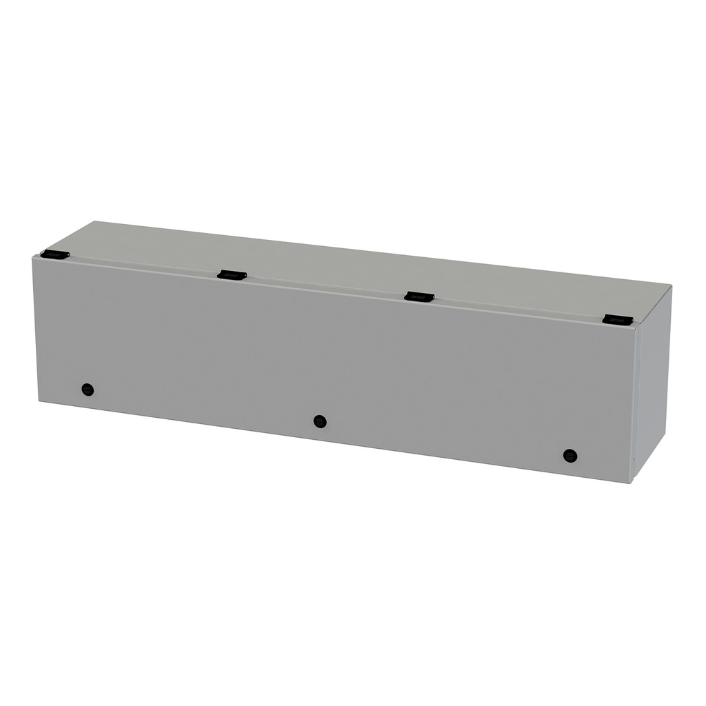 Wiring Trough Junction Enclosure, Steel, NEMA 3R, 4, 12, 9x36x8