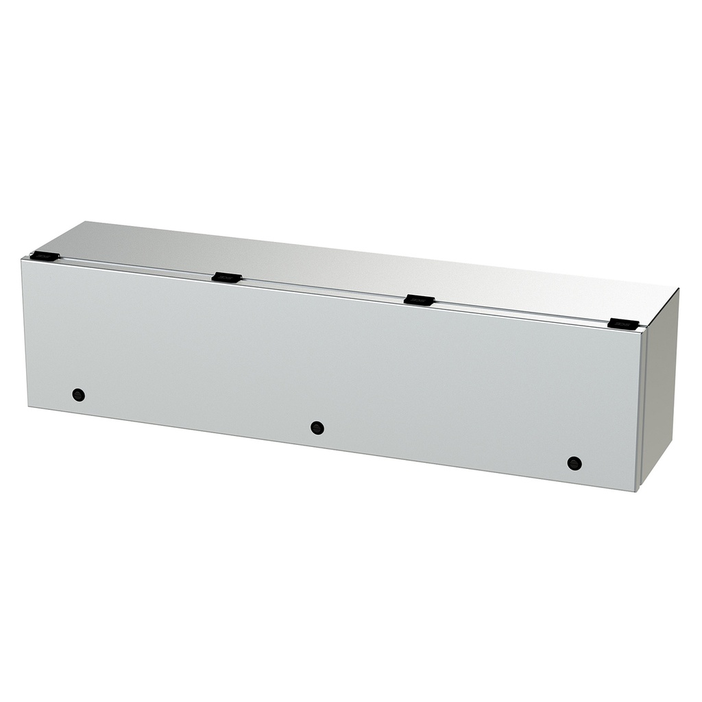 NEMA 4X Trough Junction Enclosure, SS304, NEMA 3R, 4, 4X, 12, 9x36x8