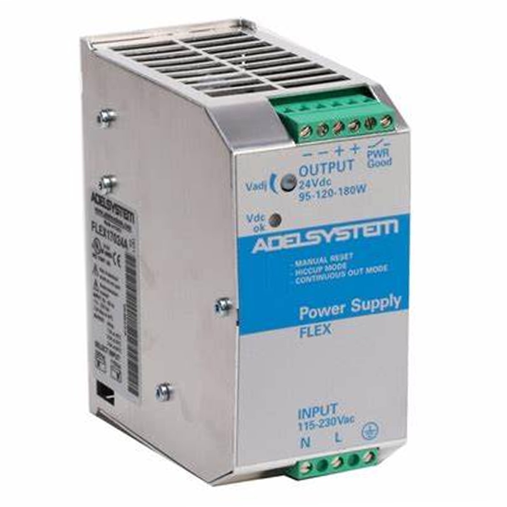 12V DC Power Supply, 14 Amp, 115-230V AC Input, DIN Rail Mounted