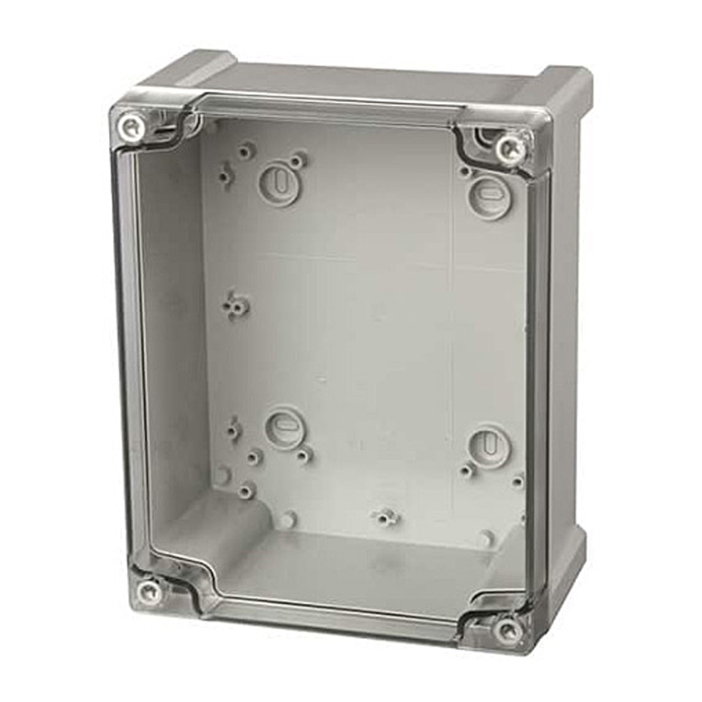 Poly Enclosure, Screw Cover, NEMA 4X, 7.9x6.4x4 Inch, TPC 201610T