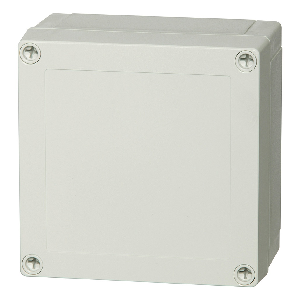 Plastic Enclosure Box, NEMA 4X, Gray Screw Cover, 5 x 5 x 4 Inch