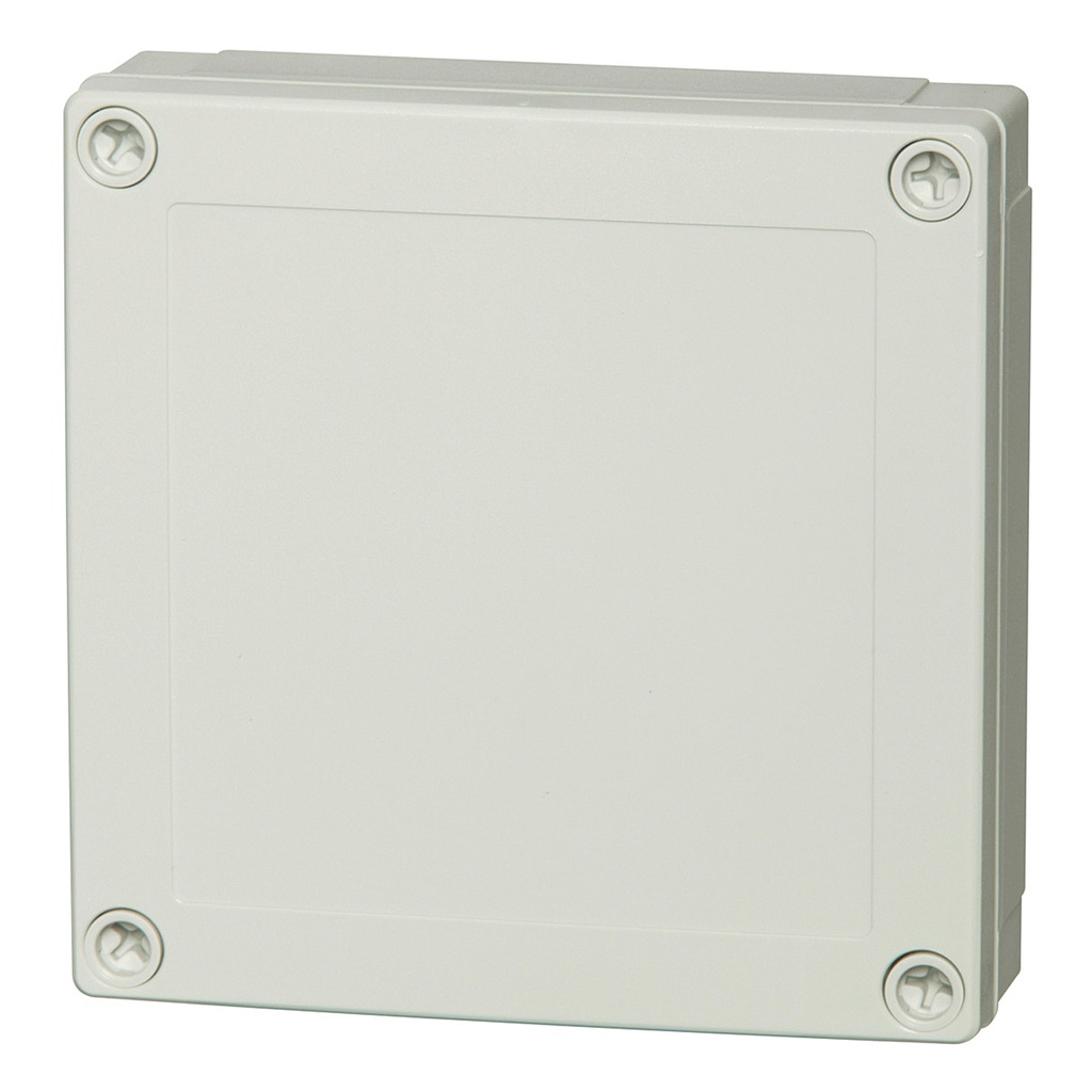 Plastic Enclosure Box, NEMA 4X, Gray Screw Cover, 5 x 5 x 4 Inch