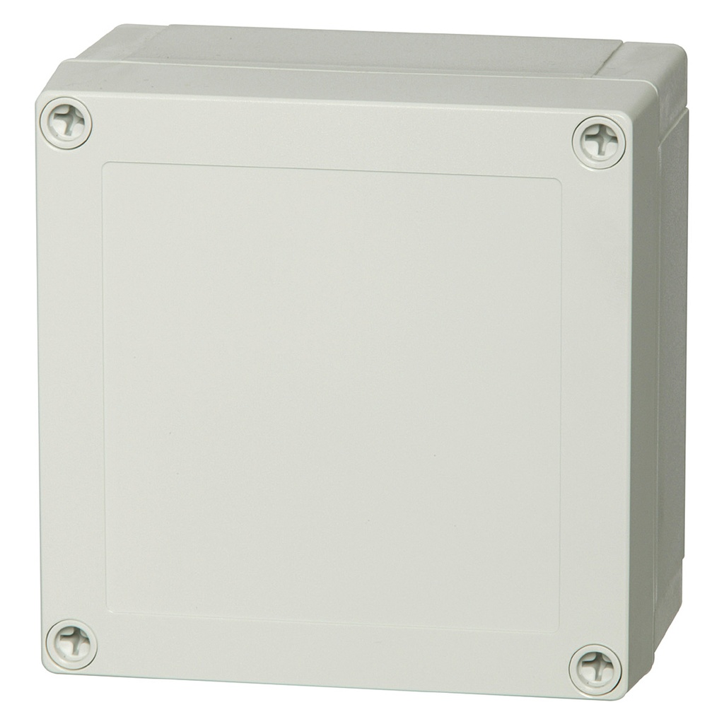 Plastic Enclosure Box, NEMA 4X, Gray Screw Cover, 5 x 5 x 5 Inch