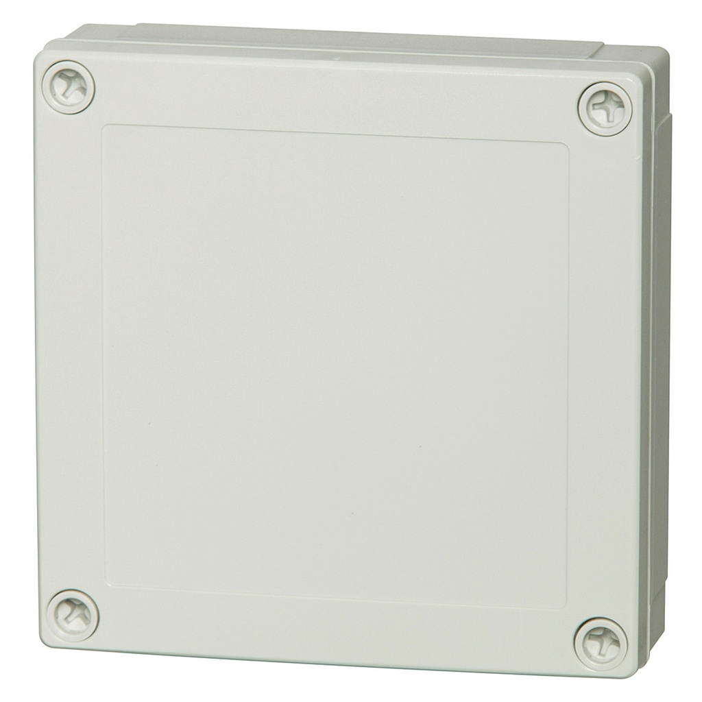 Plastic Enclosure Box, NEMA 4X, Gray Screw Cover, 5 x 5 x 1.5 Inch